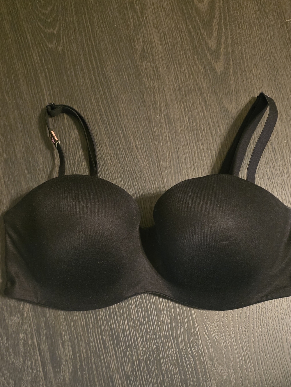 Everyday Black Molded T-Shirt Bra/strapless with Smooth Support